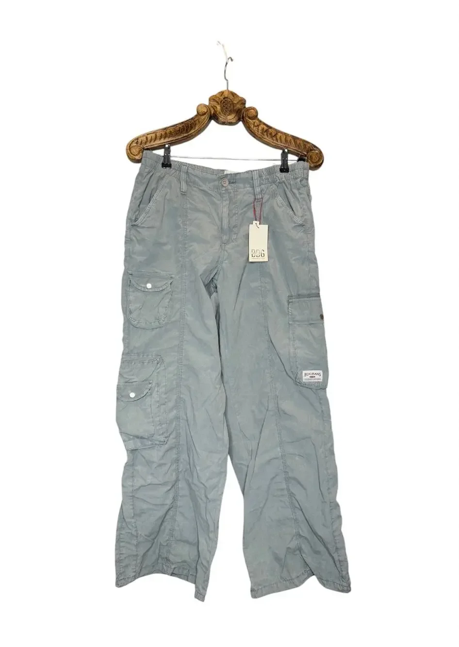 Urban Outfitters BDG Cargo Pants Y2K Low Rise Utility Baggy Loose Cotton L NEW